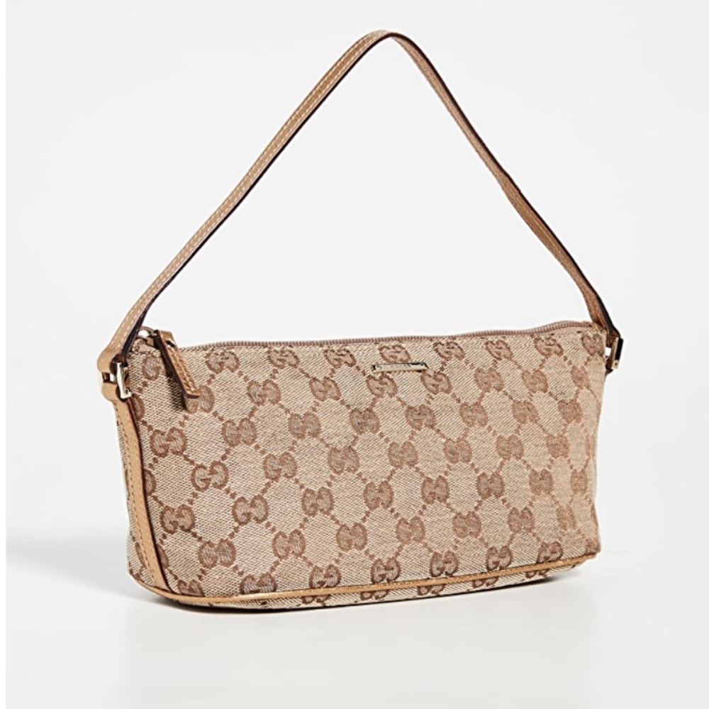 ❌SOLD❌ Gucci GG Monogram Boat Pochette Mini Bag